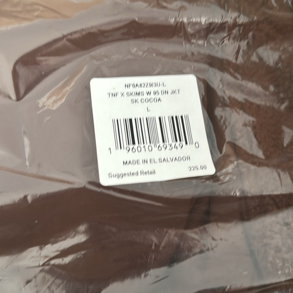 NWT The North Face x SKIMS 1995 RETRO DENALI FLEECE JACKET Size Large in Cocoa - Picture 5 of 11